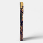 Steampunk-kleurenverloop Rustische lion Case-Mate iPhone Case (Achterkant / Rechts)