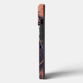 Steampunk-kleurenverloop Rustische lion Case-Mate iPhone Case (Achterkant / Links)