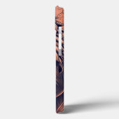 Steampunk-kleurenverloop Rustische lion Case-Mate iPhone Case (Achterkant / Links)