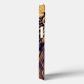 Steampunk-kleurenverloop Rustische lion Case-Mate iPhone Case (Achterkant / Rechts)