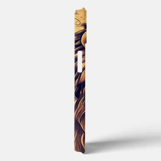 Steampunk-kleurenverloop Rustische lion Case-Mate iPhone Case (Achterkant / Rechts)