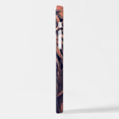 Steampunk-kleurenverloop Rustische lion iPhone Hoesje (Linkerkant)