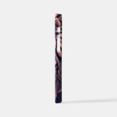 Steampunk-kleurenverloop Rustische lion iPhone Hoesje (Linkerkant)