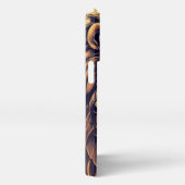 Steampunk-kleurenverloop Rustische lion iPhone Hoesje (Rechterkant)