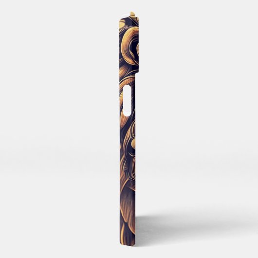 Steampunk-kleurenverloop Rustische lion iPhone Hoesje (Rechterkant)