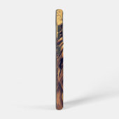 Steampunk-kleurenverloop Rustische lion Samsung Galaxy Hoesje (Rechterkant)