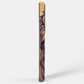 Steampunk-kleurenverloop Rustische lion Samsung Galaxy Hoesje (Rechterkant)