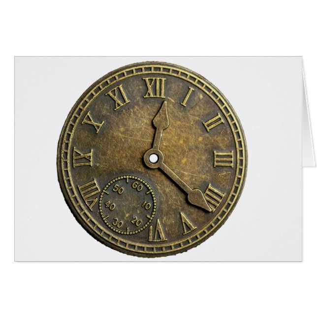 Steampunk-klok (Voorkant Horizontaal)