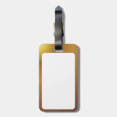 Steampunk-klok Bagagelabel (Achterkant verticaal)