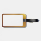 Steampunk-klok Bagagelabel (Achterkant horizontaal)