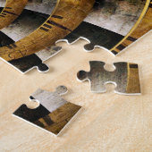 Steampunk - klok - de stroom van tijd legpuzzel (Zijkant)