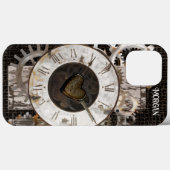Steampunk-klok en -tandwielen Case-Mate iPhone case (Achterkant (horizontaal))