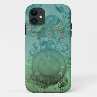   steampunk-klok en -zwendel iPhone 11 hoesje