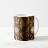 Steampunk Klok Koffie Mok (Voorkant rechts)