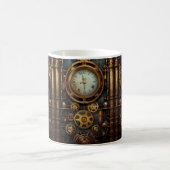 Steampunk Klok Koffie Mok (Center)