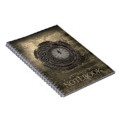 Steampunk  klok-laptop notitieboek (Rechterzijde)