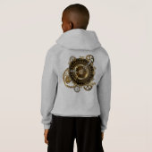 Steampunk-klok met antiek tandwiel (Achterkant volledig)