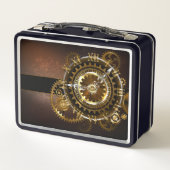 Steampunk-klok met antiek tandwiel (Achterkant)