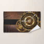 Steampunk-klok met antiek tandwiel bad handdoek (Handdoek)