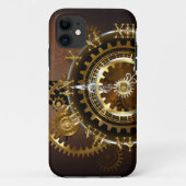 Steampunk-klok met antiek tandwiel Case-Mate iPhone case (Achterkant)
