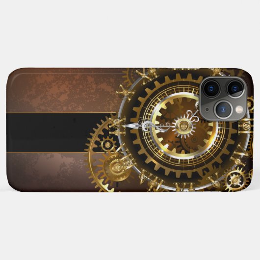 Steampunk-klok met antiek tandwiel Case-Mate iPhone case (Achterkant (horizontaal))