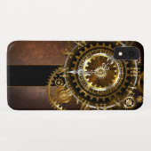 Steampunk-klok met antiek tandwiel Case-Mate iPhone case (Achterkant (horizontaal))