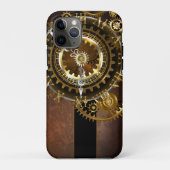 Steampunk-klok met antiek tandwiel Case-Mate iPhone case (Achterkant)