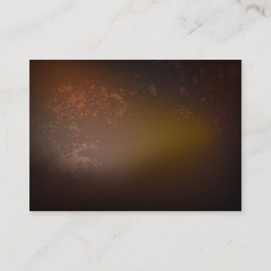 Steampunk-klok met antiek tandwiel contactkaartje (Achterkant)