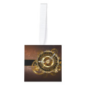 Steampunk-klok met antiek tandwiel decoratie (Voorkant)