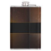 Steampunk-klok met antiek tandwiel heupfles (Achterkant)