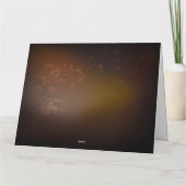 Steampunk-klok met antiek tandwiel kaart (Achterkant)