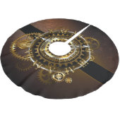 Steampunk-klok met antiek tandwiel kerstboom rok (Gekanteld)