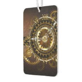 Steampunk-klok met antiek tandwiel luchtverfrisser (Links)