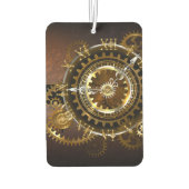 Steampunk-klok met antiek tandwiel luchtverfrisser (Achterkant)