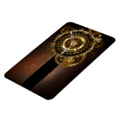 Steampunk-klok met antiek tandwiel magneet (Linkerzijde)