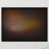 Steampunk-klok met antiek tandwiel menu (Achterkant)