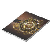 Steampunk-klok met antiek tandwiel notitieblok (Linkerzijde)