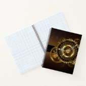 Steampunk-klok met antiek tandwiel notitieboek (Binnen)