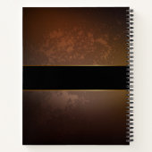 Steampunk-klok met antiek tandwiel notitieboek (Achterkant)