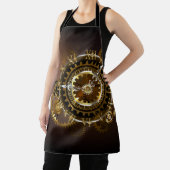 Steampunk-klok met antiek tandwiel schort (Insitu)