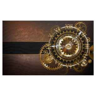 Steampunk-klok met antiek tandwiel stof