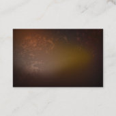 Steampunk-klok met antiek tandwiel visitekaartje (Achterkant)