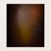 Steampunk-klok met antiek tandwiel visitekaartje (Binnenkant ongevouwen)