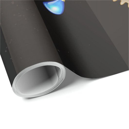 Steampunk-klok met mechanische dragonfly cadeaupapier (Rol Hoek)