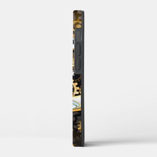 Steampunk-klok met mechanische dragonfly Case-Mate iPhone case (Achterkant / Links)