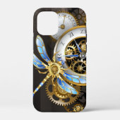 Steampunk-klok met mechanische dragonfly Case-Mate iPhone case (Achterkant)