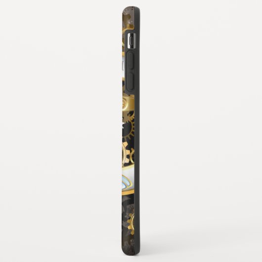 Steampunk-klok met mechanische dragonfly Case-Mate iPhone case (Achterkant/links)