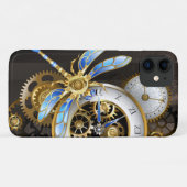Steampunk-klok met mechanische dragonfly Case-Mate iPhone case (Achterkant (horizontaal))