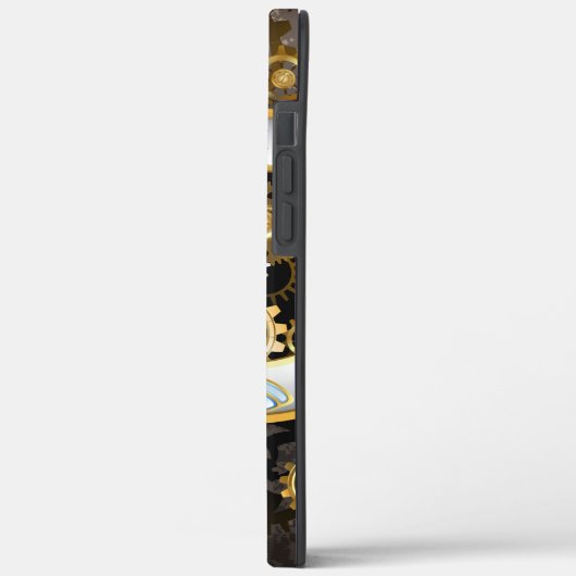 Steampunk-klok met mechanische dragonfly Case-Mate iPhone case (Achterkant / Links)