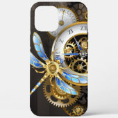 Steampunk-klok met mechanische dragonfly Case-Mate iPhone case (Achterkant)
